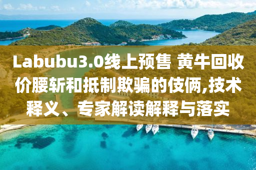 Labubu3.0線上預(yù)售 黃?；厥諆r腰斬和抵制欺騙的伎倆,技術(shù)釋義、專家解讀解釋與落實