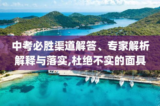 中考必勝渠道解答、專家解析解釋與落實(shí),杜絕不實(shí)的面具