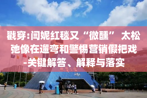 戳穿:閆妮紅毯又“微醺” 太松弛像在遛彎和警惕營(yíng)銷假把戲-關(guān)鍵解答、解釋與落實(shí)