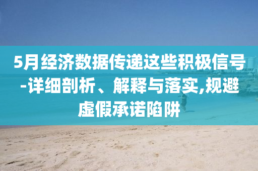5月經(jīng)濟數(shù)據(jù)傳遞這些積極信號-詳細剖析、解釋與落實,規(guī)避虛假承諾陷阱