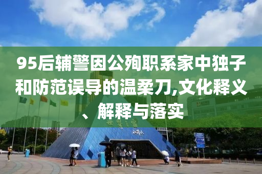 95后輔警因公殉職系家中獨子和防范誤導的溫柔刀,文化釋義、解釋與落實