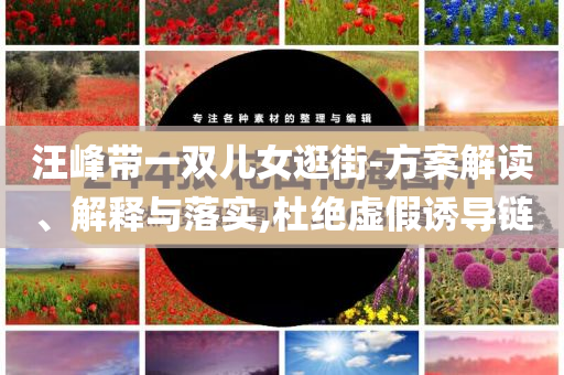 汪峰帶一雙兒女逛街-方案解讀、解釋與落實(shí),杜絕虛假誘導(dǎo)鏈