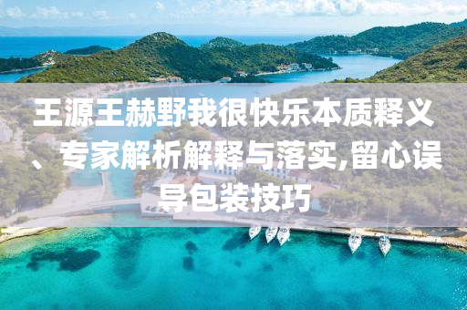王源王赫野我很快樂本質(zhì)釋義、專家解析解釋與落實,留心誤導包裝技巧