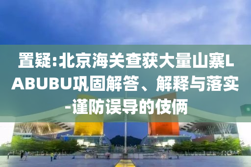 置疑:北京海關(guān)查獲大量山寨LABUBU鞏固解答、解釋與落實-謹防誤導的伎倆