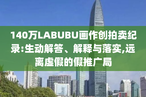 140萬(wàn)LABUBU畫(huà)作創(chuàng)拍賣(mài)紀(jì)錄:生動(dòng)解答、解釋與落實(shí),遠(yuǎn)離虛假的假推廣局