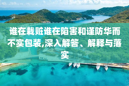 誰在栽贓誰在陷害和謹防華而不實包裝,深入解答、解釋與落實
