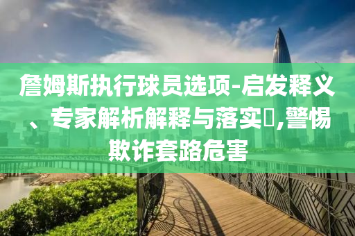 詹姆斯執(zhí)行球員選項-啟發(fā)釋義、專家解析解釋與落實?,警惕欺詐套路危害