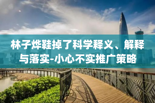 林子燁鞋掉了科學(xué)釋義、解釋與落實(shí)-小心不實(shí)推廣策略