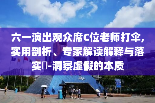 六一演出觀眾席C位老師打傘,實(shí)用剖析、專家解讀解釋與落實(shí)?-洞察虛假的本質(zhì)