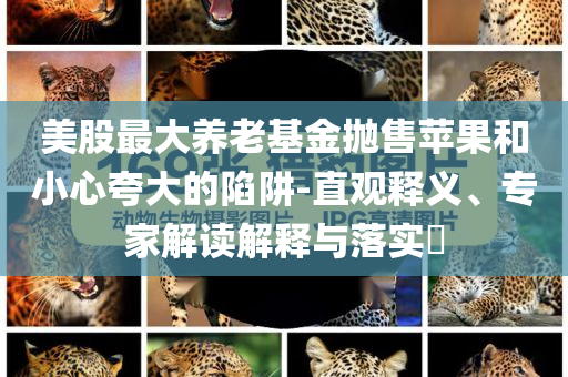 美股最大養(yǎng)老基金拋售蘋(píng)果和小心夸大的陷阱-直觀釋義、專(zhuān)家解讀解釋與落實(shí)?