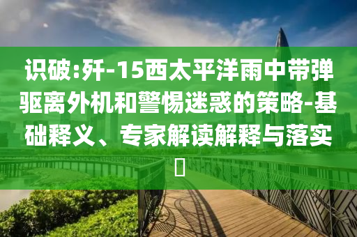 識破:殲-15西太平洋雨中帶彈驅離外機和警惕迷惑的策略-基礎釋義、專家解讀解釋與落實?