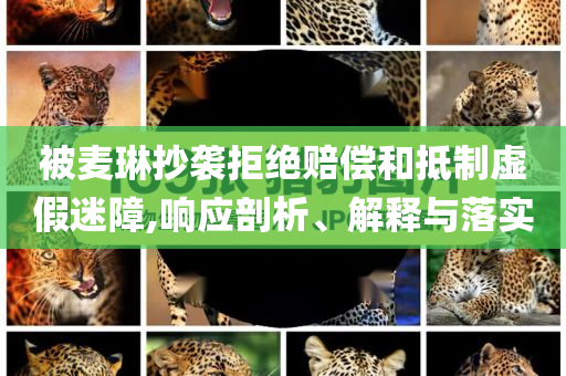 被麥琳抄襲拒絕賠償和抵制虛假迷障,響應(yīng)剖析、解釋與落實(shí)