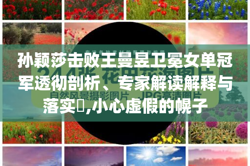 孫穎莎擊敗王曼昱衛(wèi)冕女單冠軍透徹剖析、專家解讀解釋與落實?,小心虛假的幌子