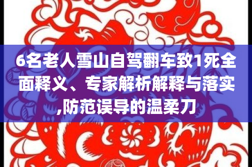 6名老人雪山自駕翻車致1死全面釋義、專家解析解釋與落實(shí),防范誤導(dǎo)的溫柔刀