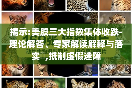揭示:美股三大指數(shù)集體收跌-理論解答、專家解讀解釋與落實?,抵制虛假迷障