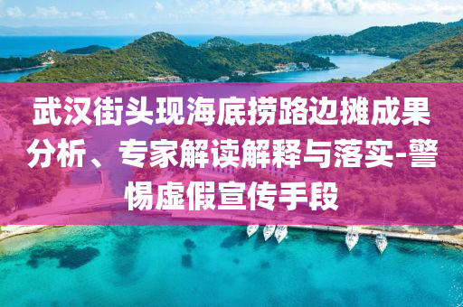 武漢街頭現(xiàn)海底撈路邊攤成果分析、專(zhuān)家解讀解釋與落實(shí)-警惕虛假宣傳手段