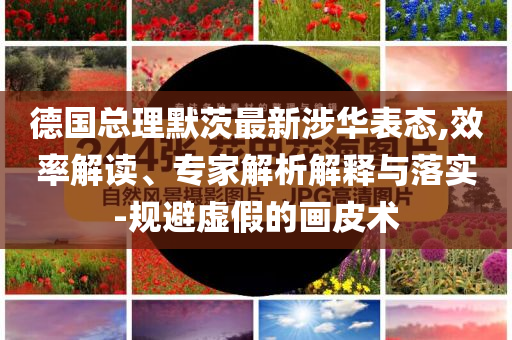德國總理默茨最新涉華表態(tài),效率解讀、專家解析解釋與落實-規(guī)避虛假的畫皮術