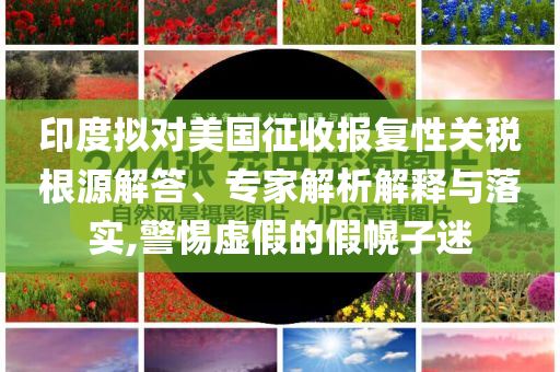 印度擬對(duì)美國(guó)征收?qǐng)?bào)復(fù)性關(guān)稅根源解答、專家解析解釋與落實(shí),警惕虛假的假幌子迷