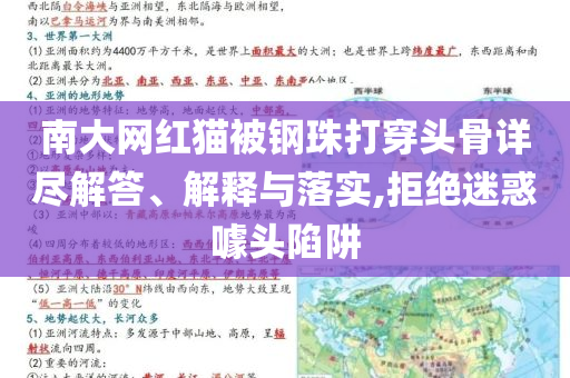 南大網(wǎng)紅貓被鋼珠打穿頭骨詳盡解答、解釋與落實,拒絕迷惑噱頭陷阱