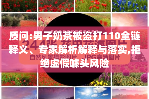 質(zhì)問:男子奶茶被盜打110全鏈釋義、專家解析解釋與落實,拒絕虛假噱頭風(fēng)險