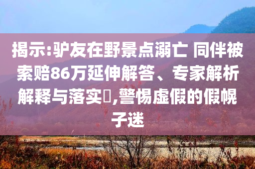 揭示:驢友在野景點溺亡 同伴被索賠86萬延伸解答、專家解析解釋與落實?,警惕虛假的假幌子迷