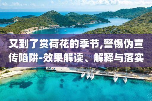 又到了賞荷花的季節(jié),警惕偽宣傳陷阱-效果解讀、解釋與落實(shí)